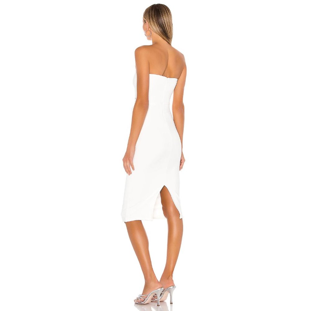 Superdown Sheyla Tube Midi Dress Size Medium - Picture 3 of 9